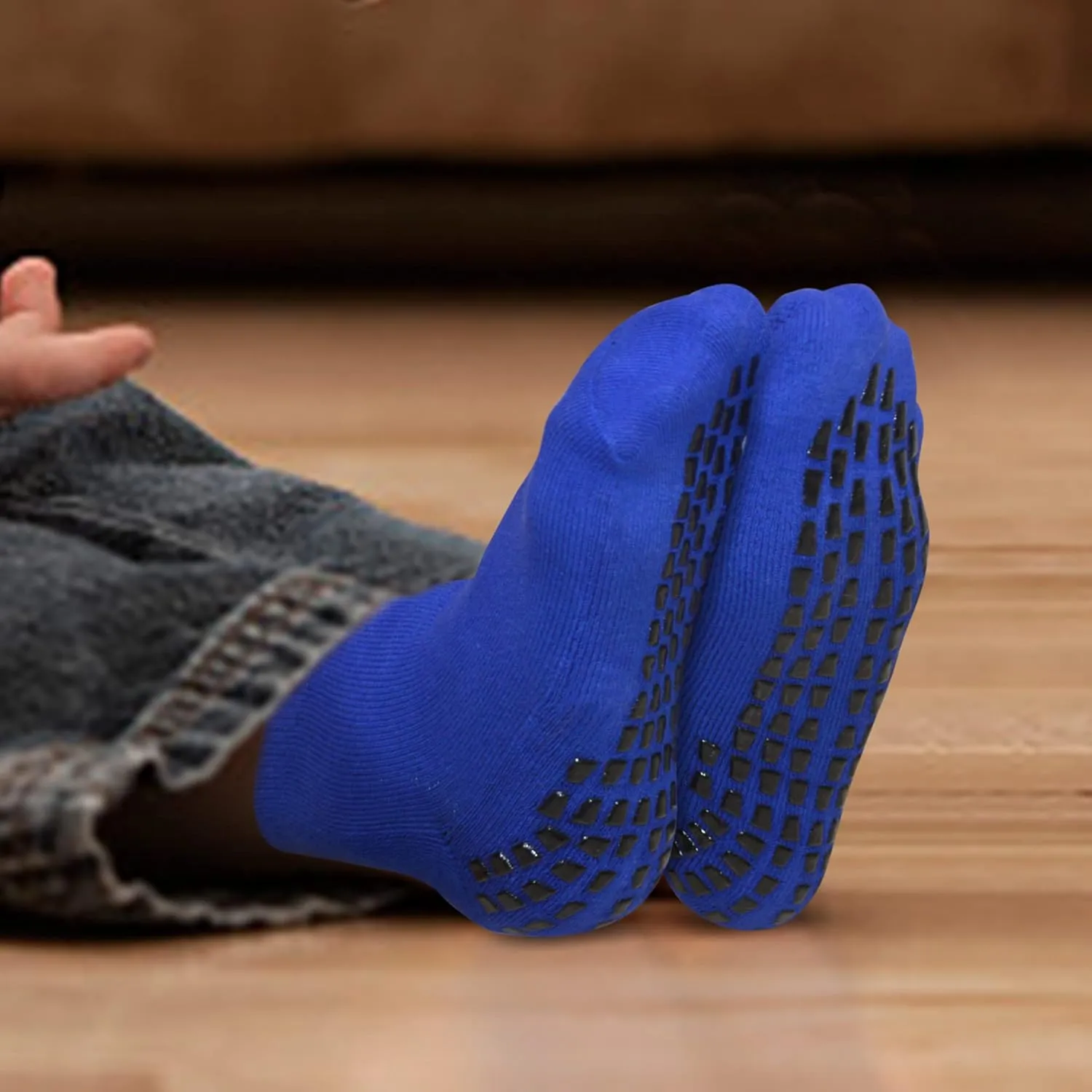 Grip Non Slip Socks For Kids(4-16 Years Old), Cushioned Sport Athletic Slipper Hospital Socks For Youth Boys & Girls