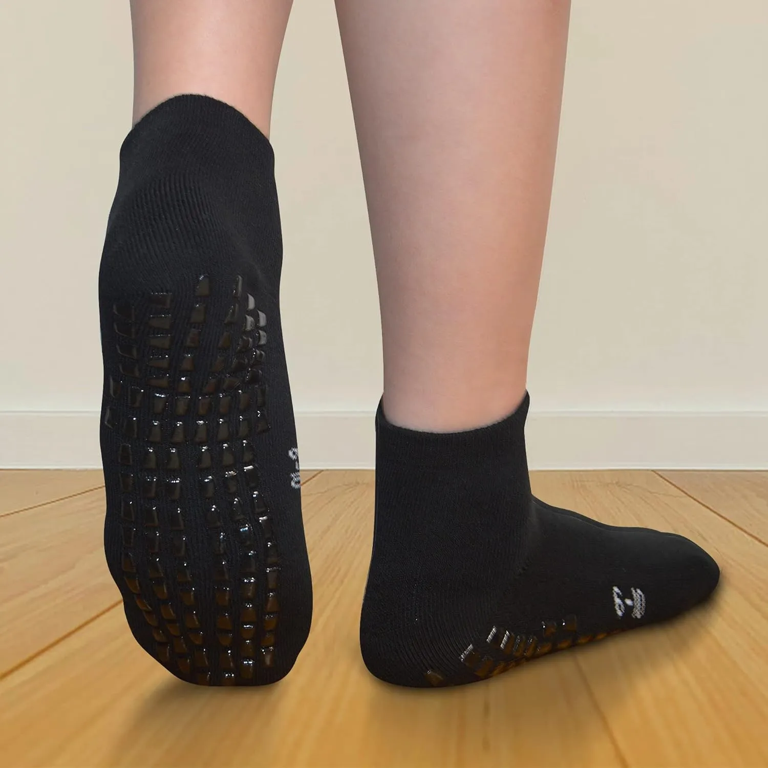 Grip Non Slip Socks For Kids(4-16 Years Old), Cushioned Sport Athletic Slipper Hospital Socks For Youth Boys & Girls