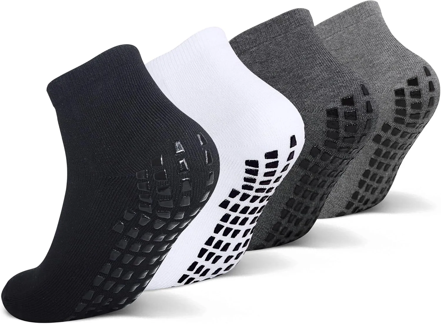 Grip Non Slip Socks For Kids(4-16 Years Old), Cushioned Sport Athletic Slipper Hospital Socks For Youth Boys & Girls