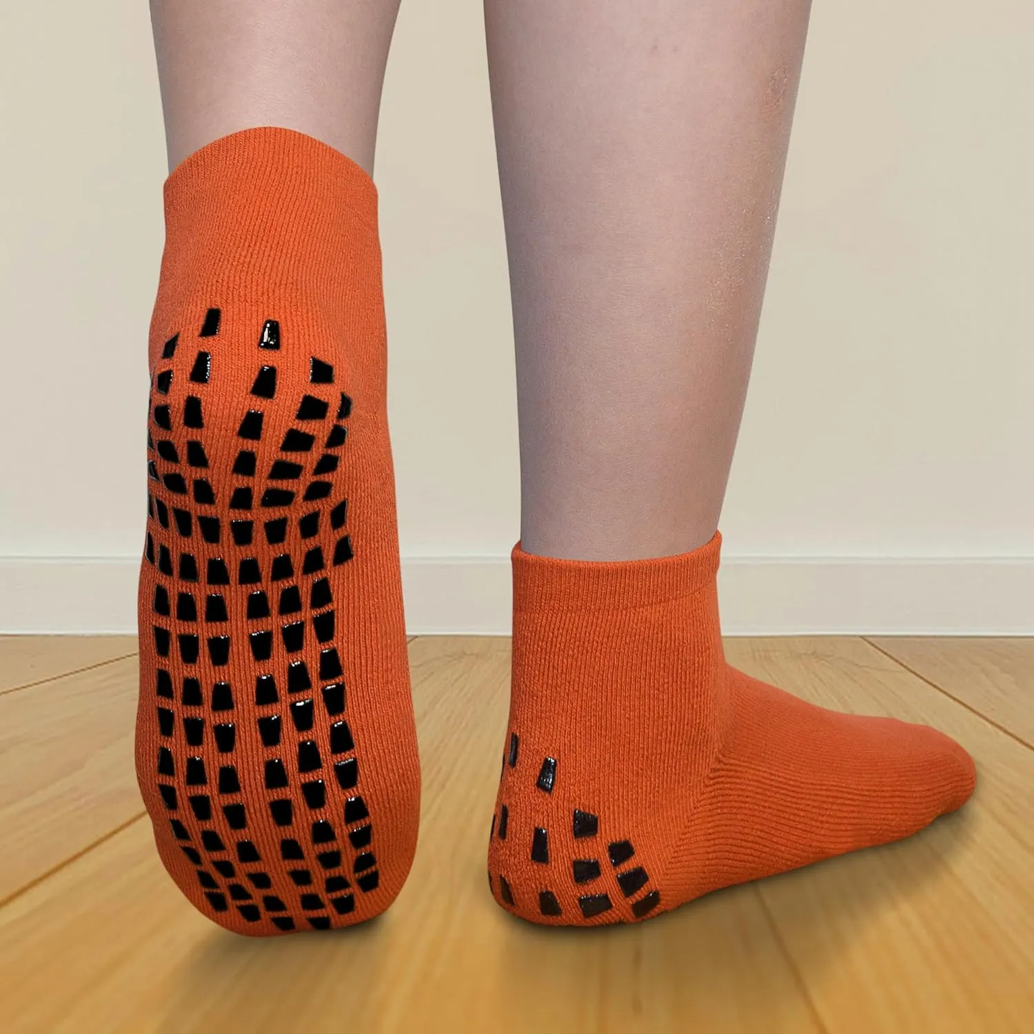 Grip Non Slip Socks For Kids(4-16 Years Old), Cushioned Sport Athletic Slipper Hospital Socks For Youth Boys & Girls