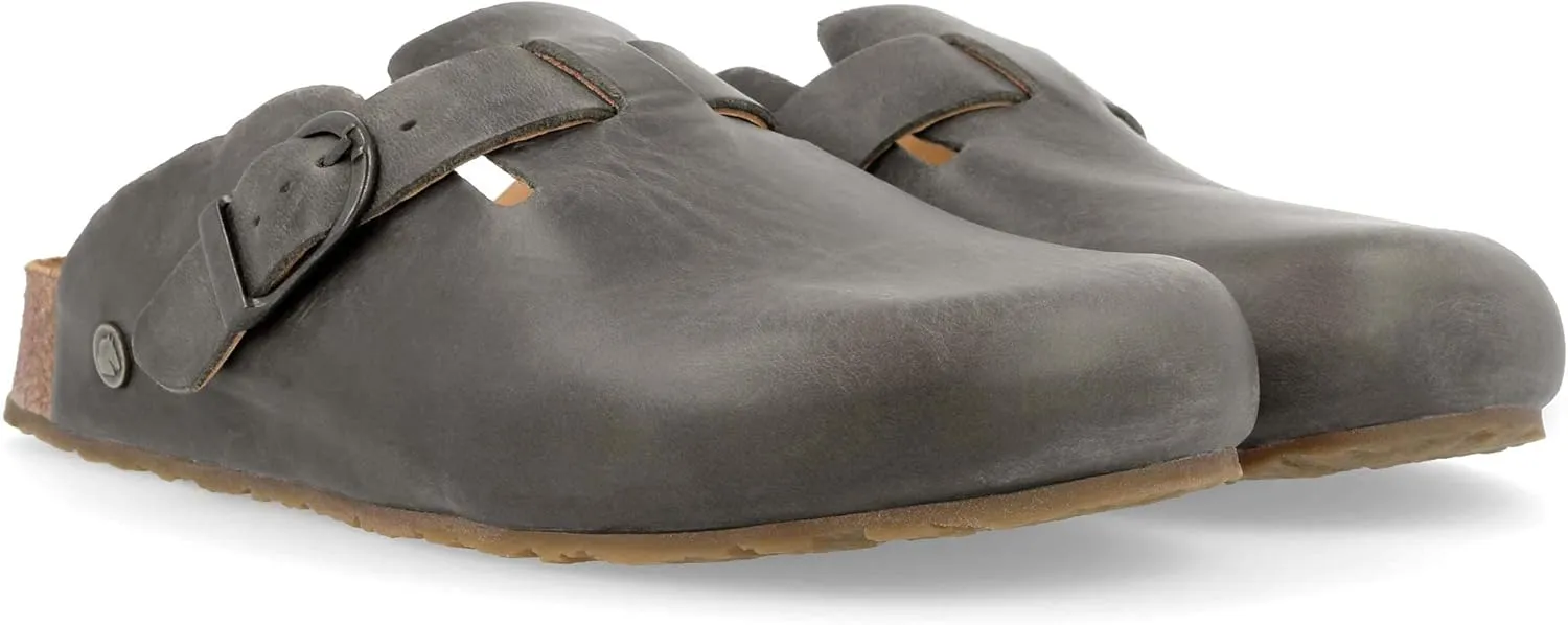 HAFLINGER Grizzly Zigzag Felt Clog Wool Slipper