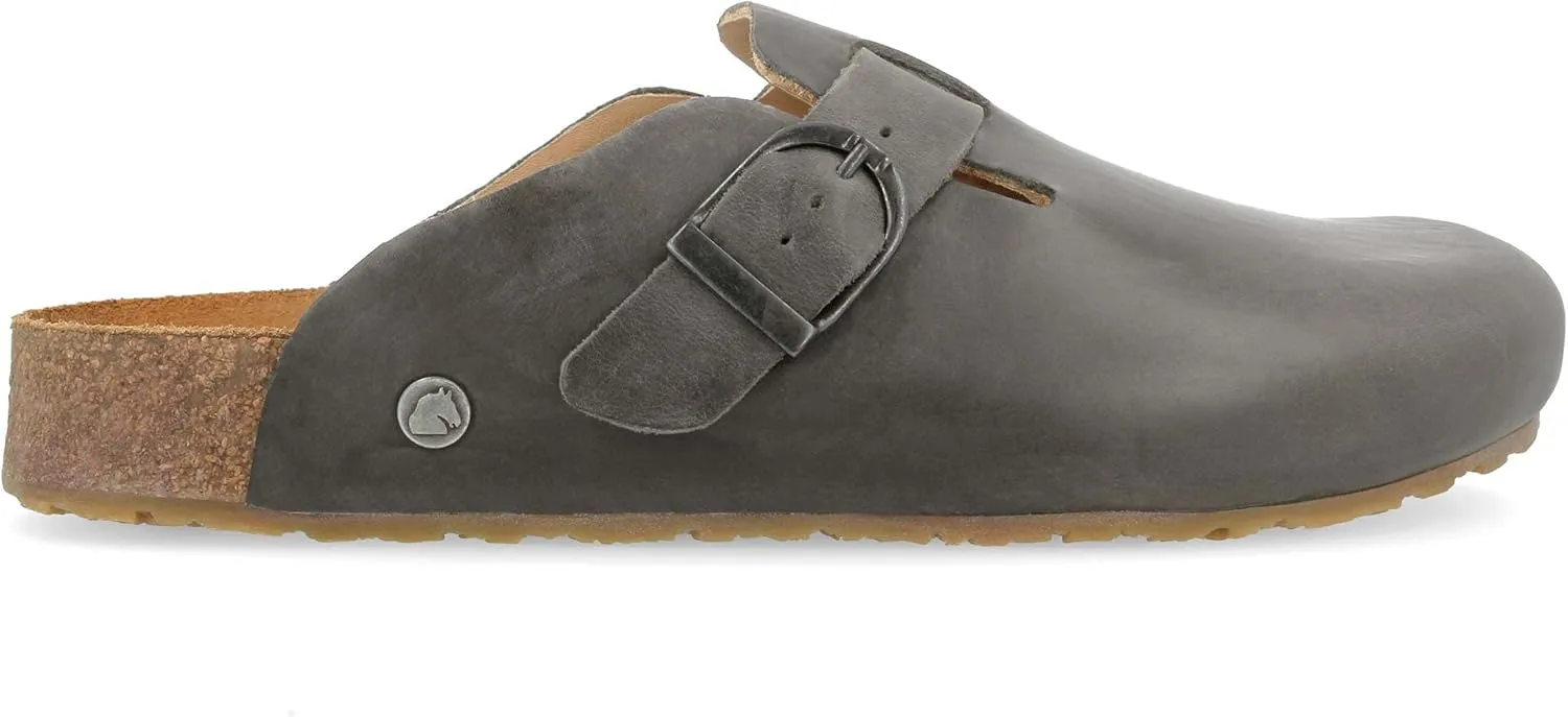 HAFLINGER Grizzly Zigzag Felt Clog Wool Slipper