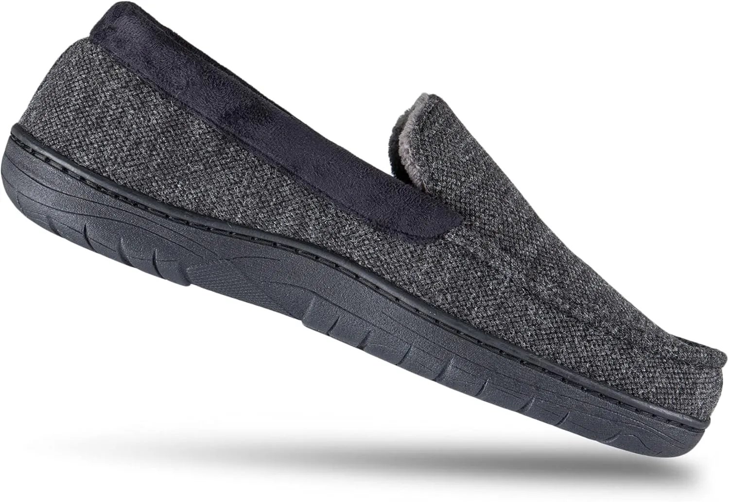 Haggar Men's Venetian Slipper Indoor/Outdoor House Shoe with Memory Foam Comfort