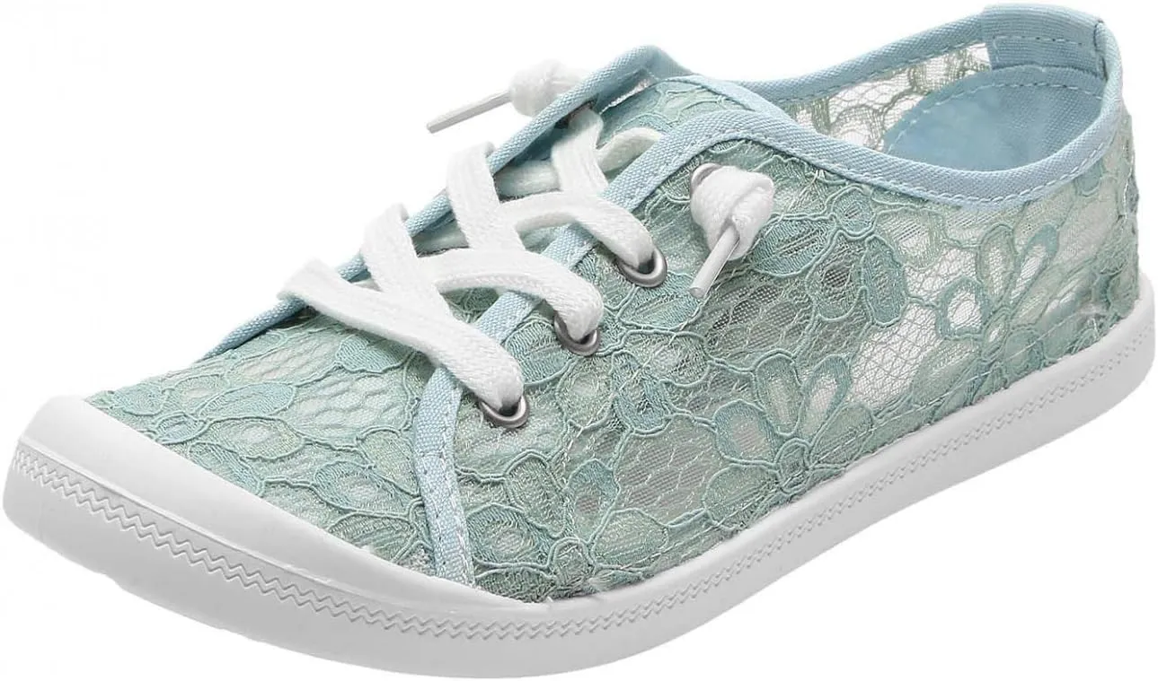 Hbeylia Canvas Shoes For Women Fashion Casual Plaid Lace Up Low Top Play Sneakers Lightweight Low Heels Slip On Flats Loafers Walking Shoes For Girls Running Outdoor Sports Driving