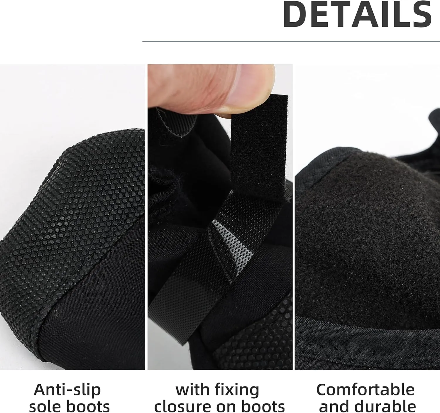 HDKUW Dog Wound Recovery Boot, Waterproof Dog Bootie for Injured Paw, Anti-Slip Dog Shoe Breathable Dog Paw Protector from Licking Wounds S