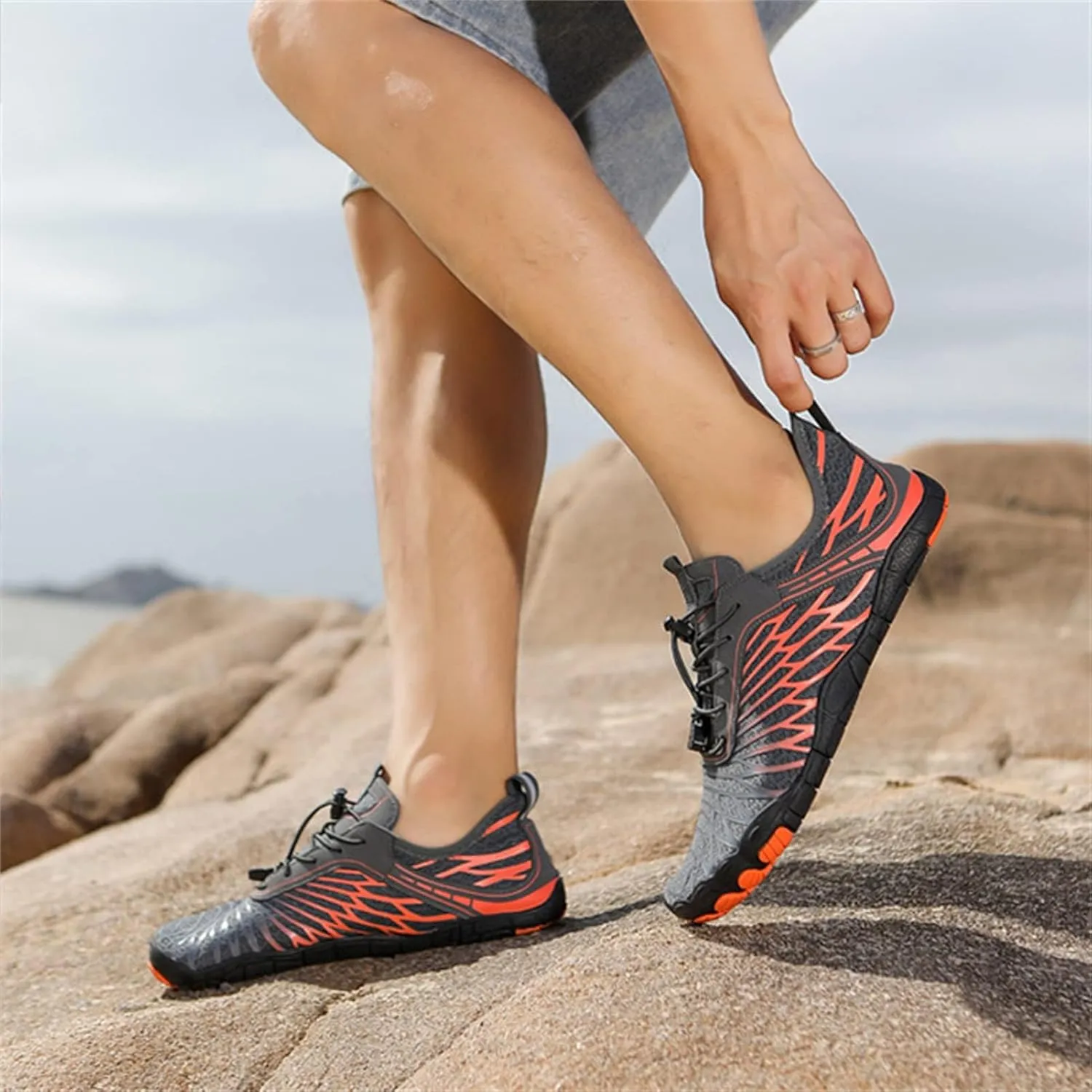 Hike Barefoot Shoes for Women Men Pro-Healthy&Non-Slip Footwear Waterproof Trail Running Wide Toe Water Shoes