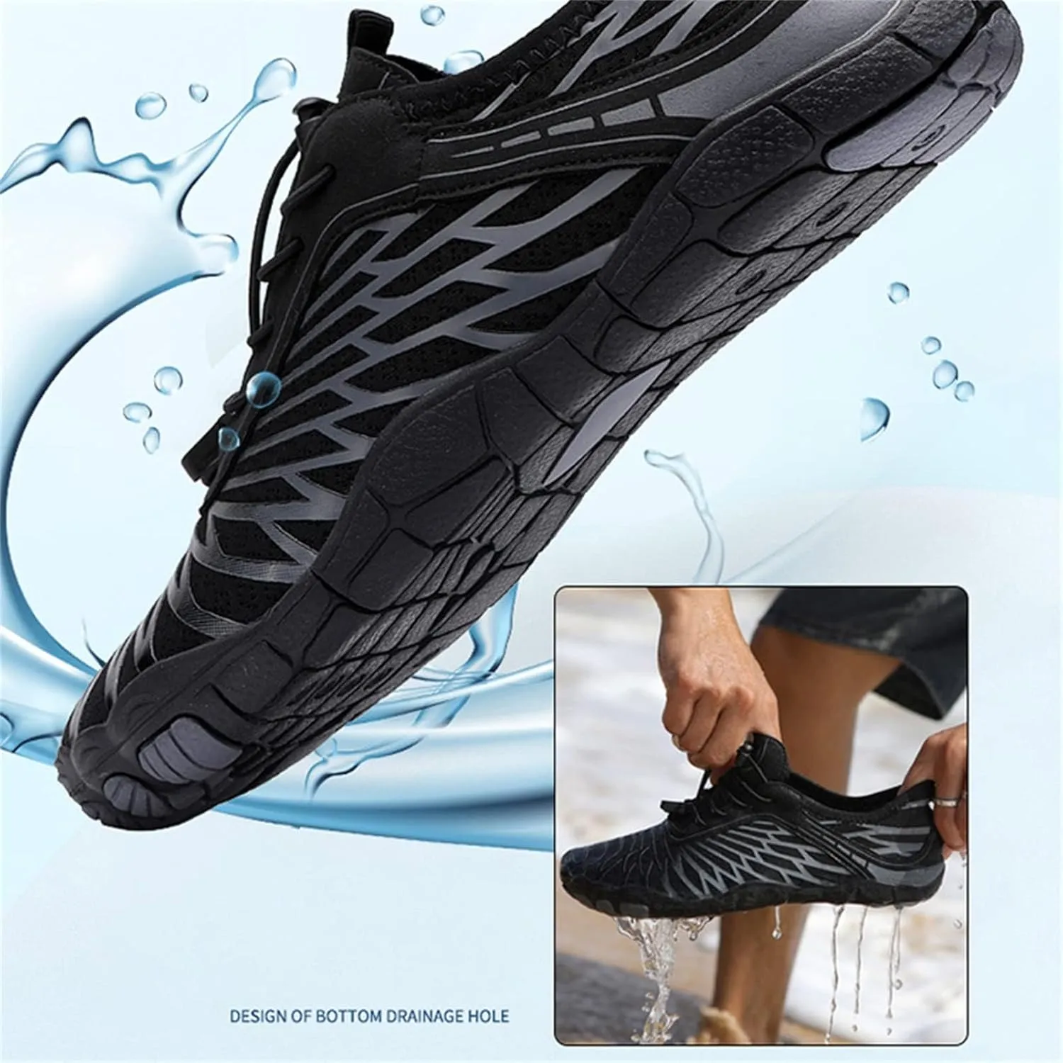 Hike Barefoot Shoes for Women Men Pro-Healthy&Non-Slip Footwear Waterproof Trail Running Wide Toe Water Shoes