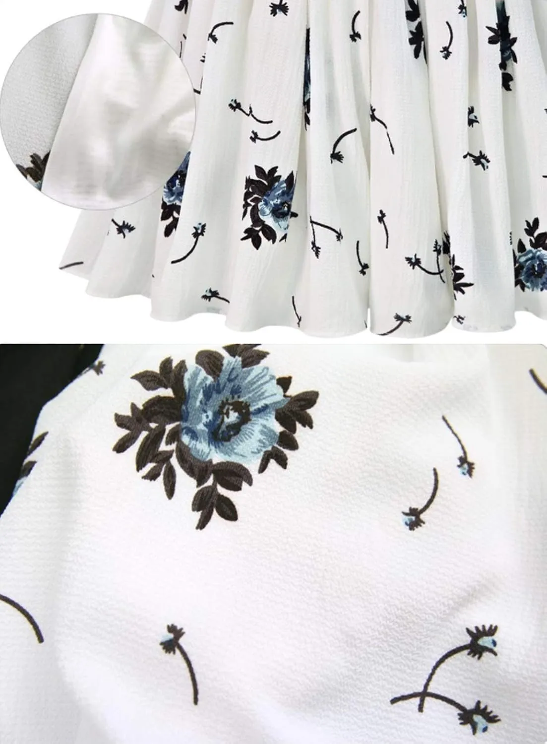 HOW'ON Women's Summer Casual Comfy Culottes Shorts Elastic Waist Wide Leg Shorts