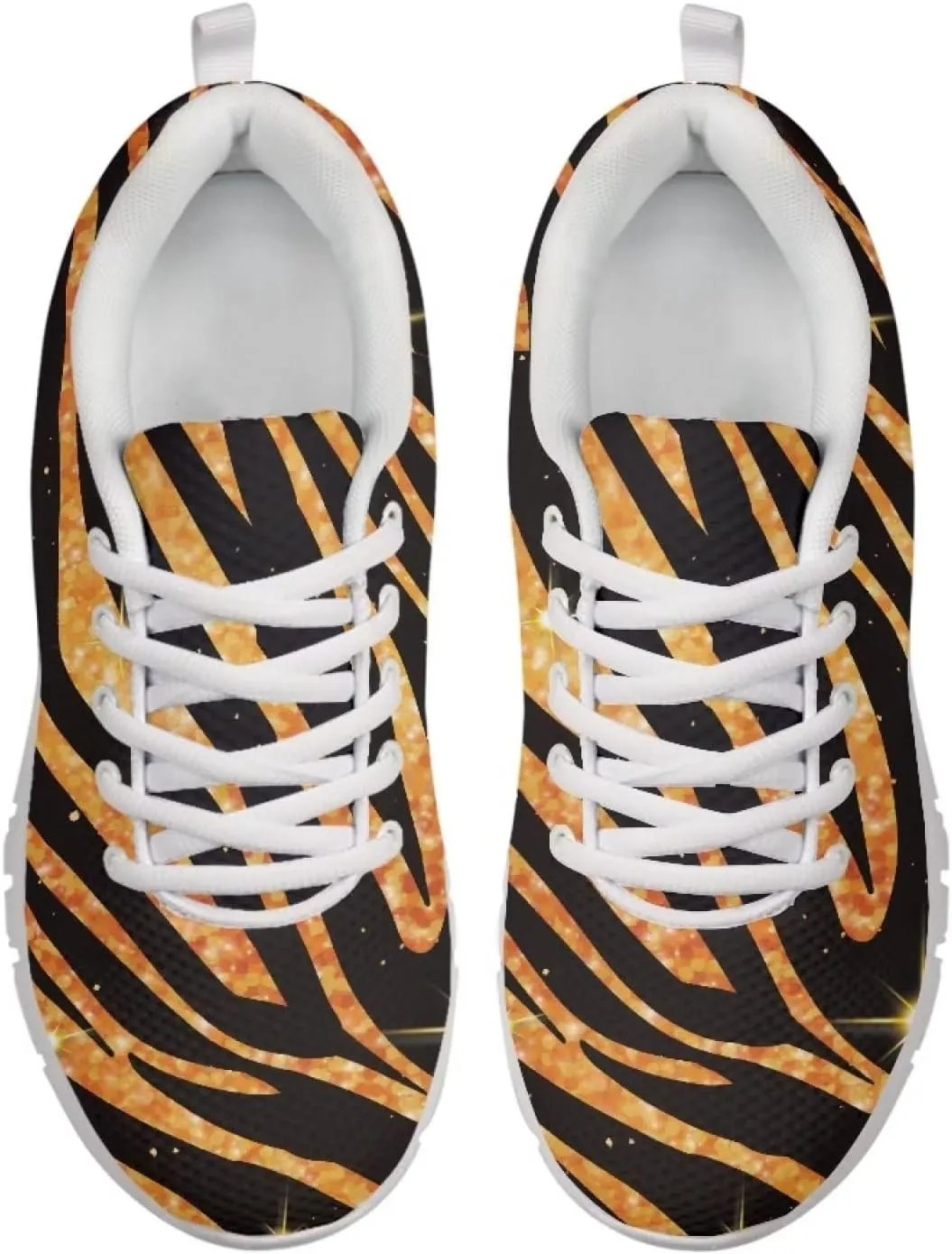 HUGS IDEA Women's Road Running Shoes Nurse Pattern Lightweight Sport Sneakers