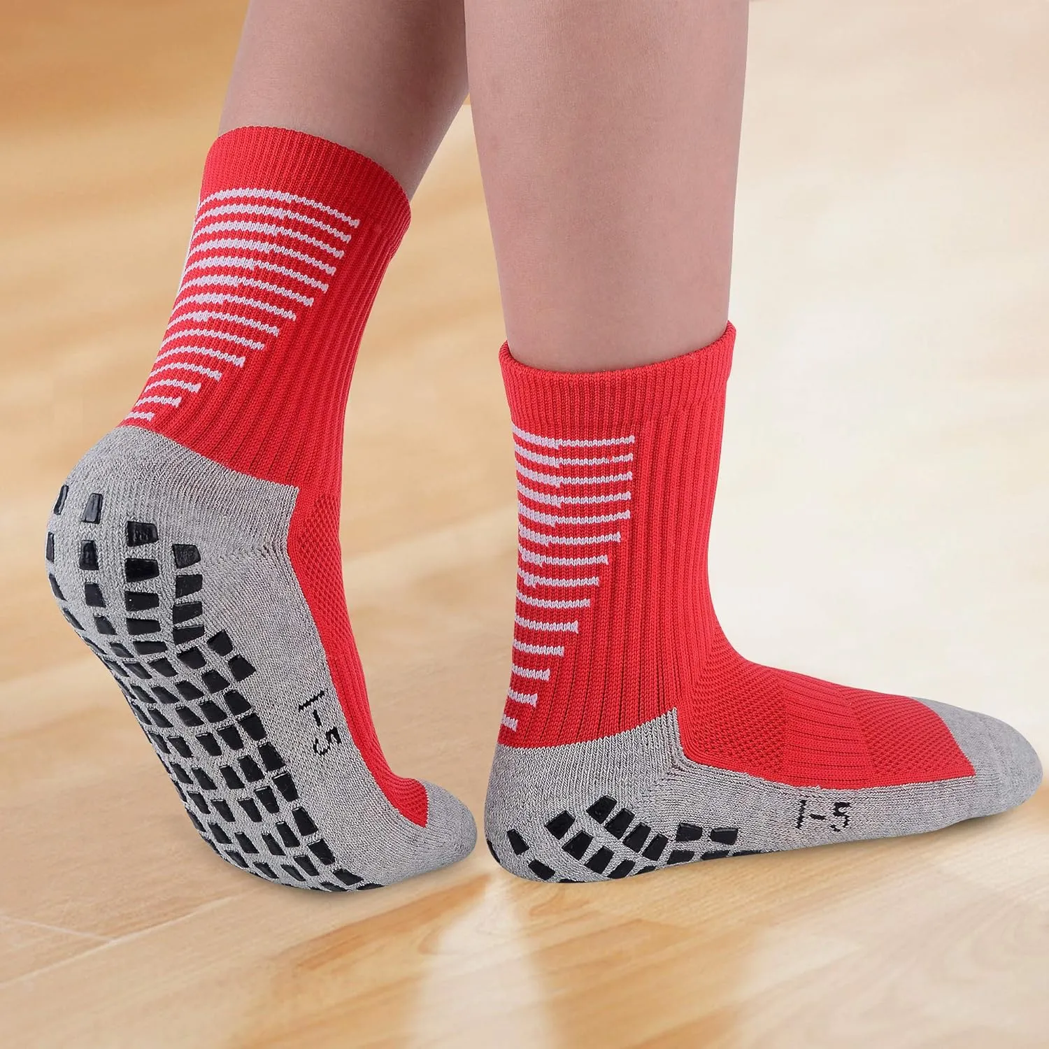 JHM Kids Slipper Hospital Grip Athletic Sport Sockcs For Kids Youth Baby Boys Girls
