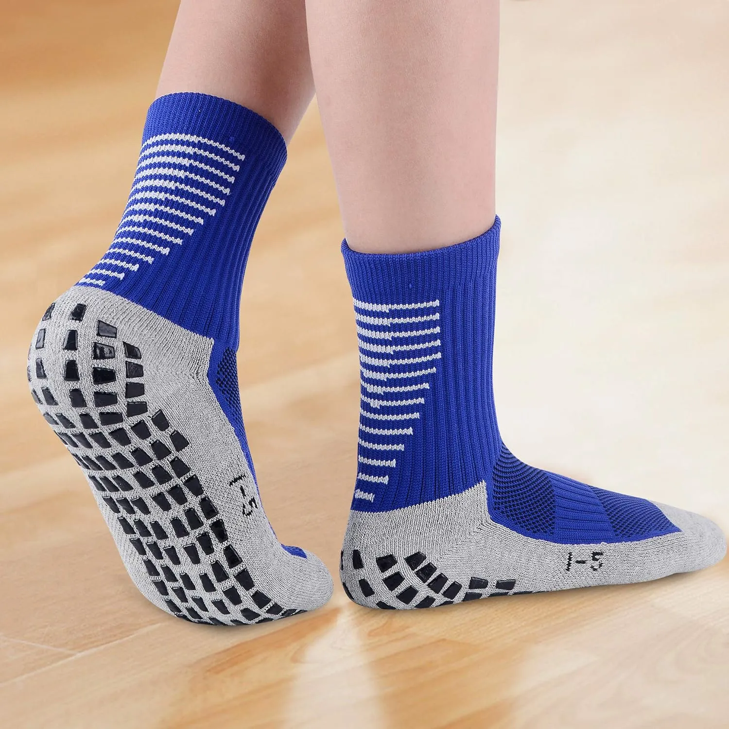 JHM Kids Slipper Hospital Grip Athletic Sport Sockcs For Kids Youth Baby Boys Girls
