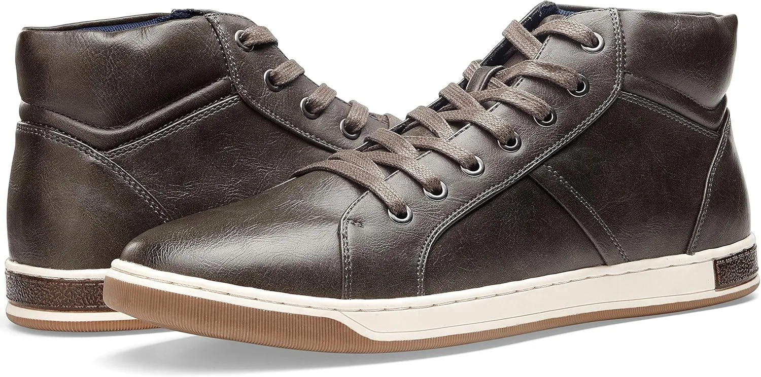 Jousen Men's Casual Shoes High Top Fashion Sneaker Lightweight Men Boots Shoes