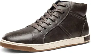 Jousen Men's Casual Shoes High Top Fashion Sneaker Lightweight Men Boots Shoes
