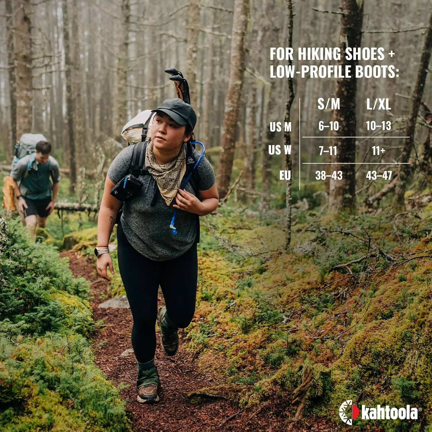 Kahtoola RENAgaiter Mid Gaiters for Hiking, Mountaineering, Trail Running, Shoe & Boot Protection in Mud, Snow & Ice