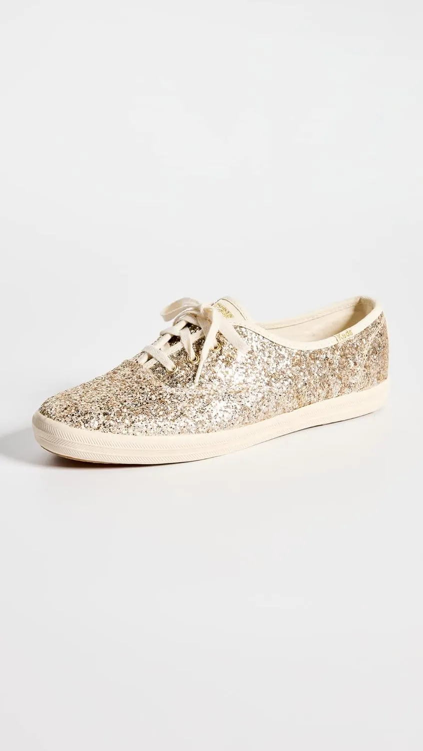 Keds Women's Champion Glitter Lace Up Sneaker