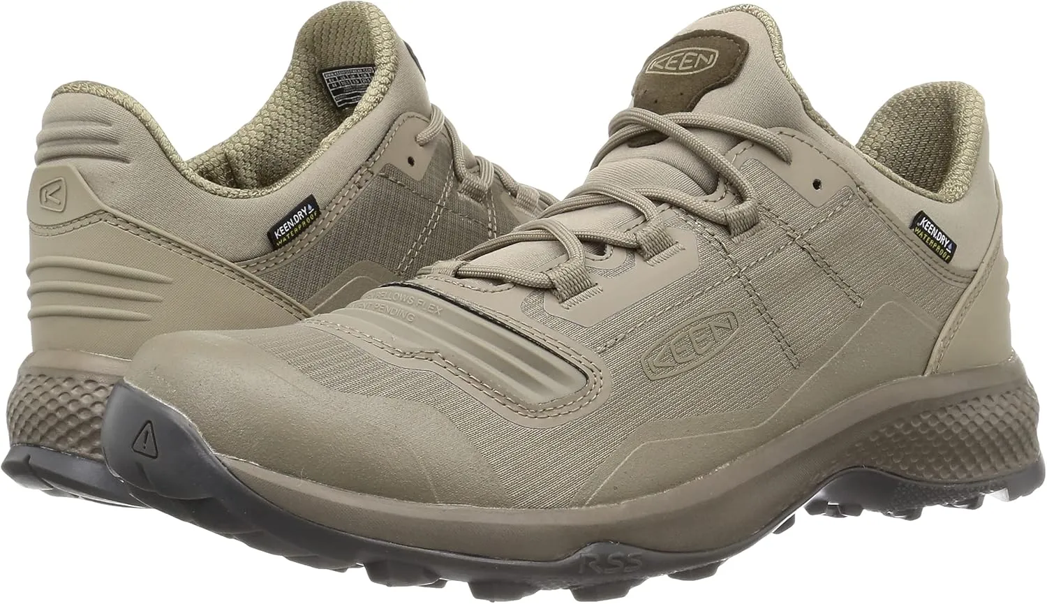 KEEN Men's Tempo Flex Low Height Lightweight Waterproof Hiking Shoes