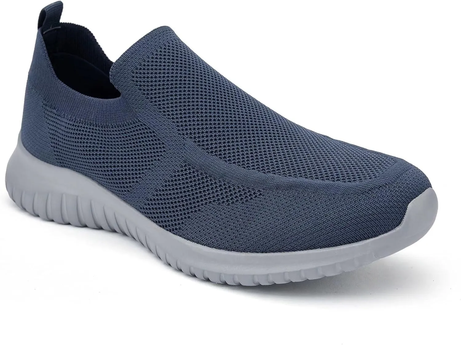 konhill Men's Breathable Tennis Shoes - Slip on Walking Casual Athletic Sneakers Shoes