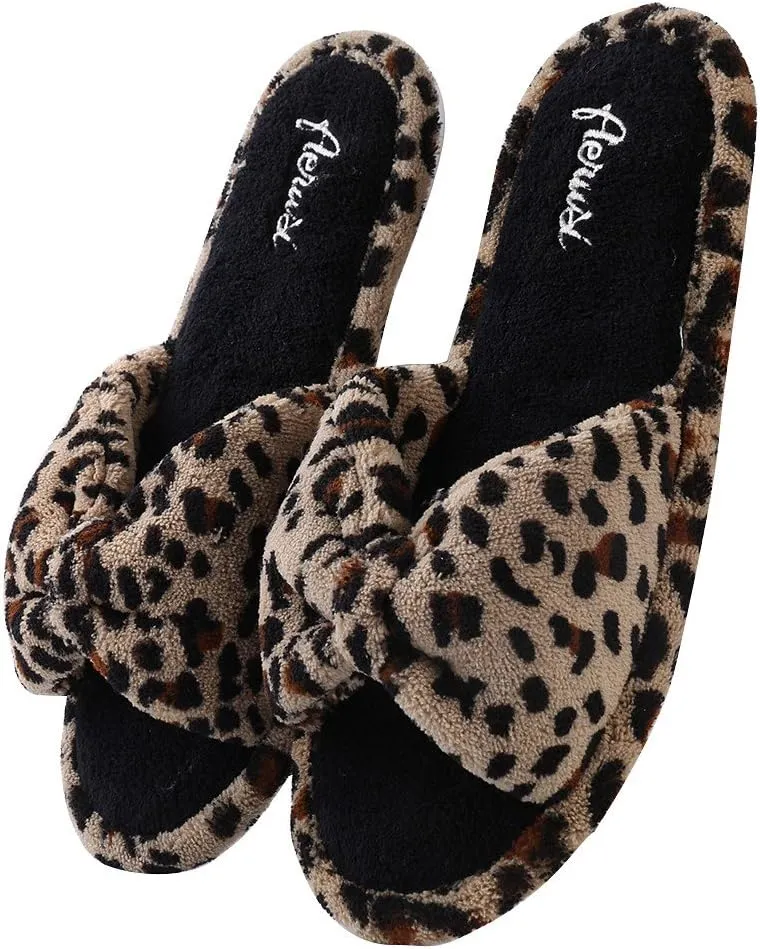 Lady's Cute Soft Sole Indoor Bedroom Slippers Beautiful Comfort Four Season Classy Spa Slide Slipper
