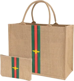 Large Beach Bag Jute Woven Tote