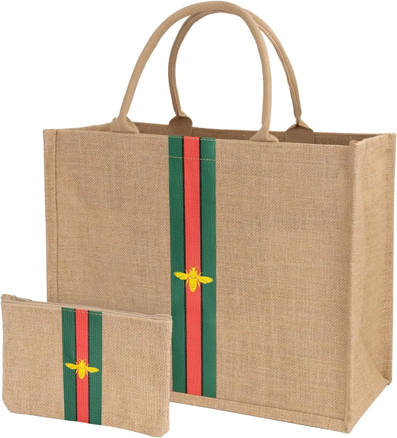 Large Beach Bag Jute Woven Tote