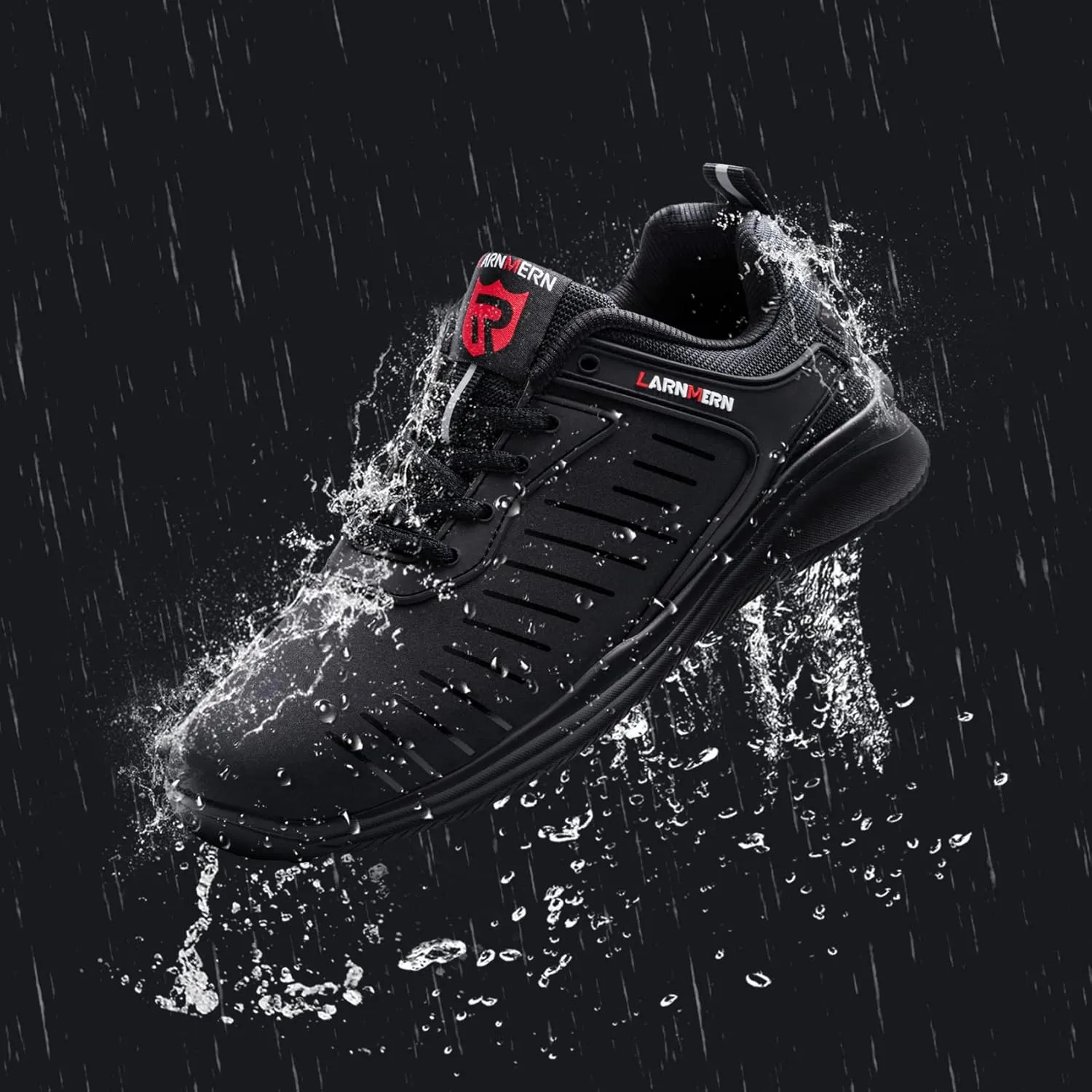 LARNMERN Steel Toe Shoes Men Womens Lightweight Safety Shoes Puncture Proof Breathable Sneakers Comfortable