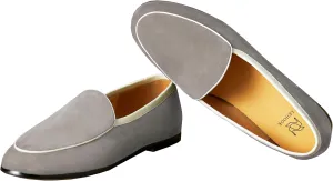 LEHOOR Women Comfy Flat Suede Loafers Round Closed Toe Slip On Penny Loafer Comfortable Ballet Flats Two-Toned Office Work Flat Shoes Ladies Ballerina Flats Classic Daily Driver Club Spring 4-11 M US