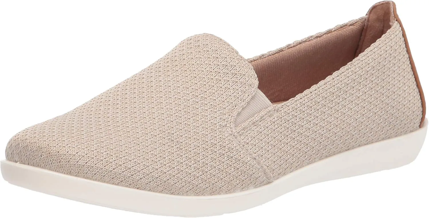 LifeStride Women's Next Level Slip-On Sneaker, Cream, 9.5