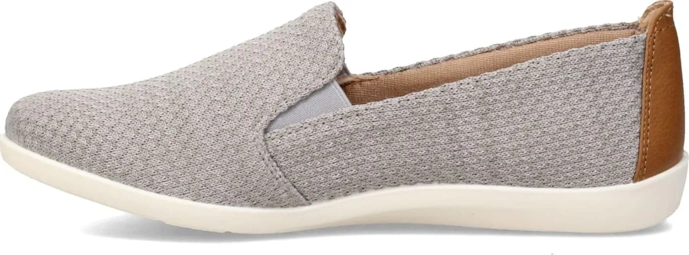 LifeStride Womens Next Level Slip-On Sneaker, Grey, 8 US