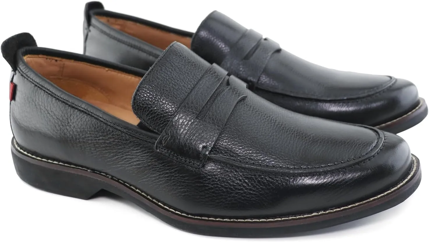 Marc Joseph New York Men's Casual Slip on Leather Penny Loafers