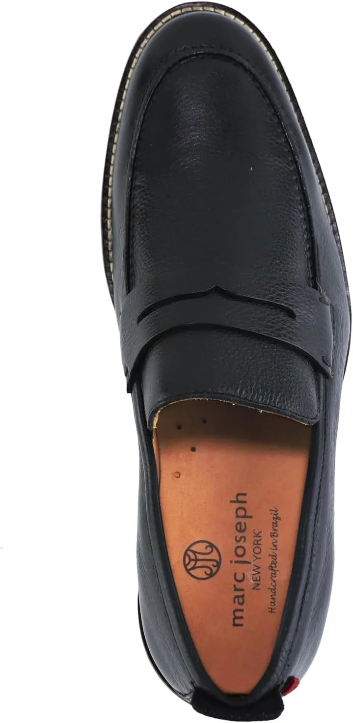 Marc Joseph New York Men's Casual Slip on Leather Penny Loafers