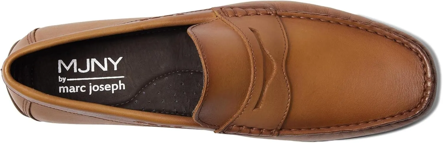 Marc Joseph New York Men's Leather Casual Slip On Penny Loafers