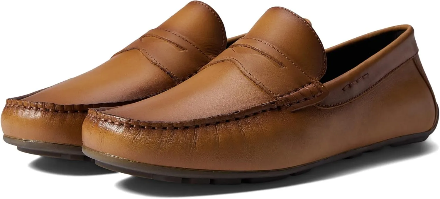 Marc Joseph New York Men's Leather Casual Slip On Penny Loafers