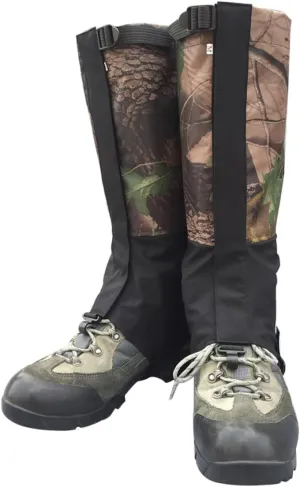 Mens Outdoor Waterproof Snowproof Hiking Gaiters Trail Running Gaiters Snow Boot Shoes for Hunting Leg Cover Leg Wraps Shoes