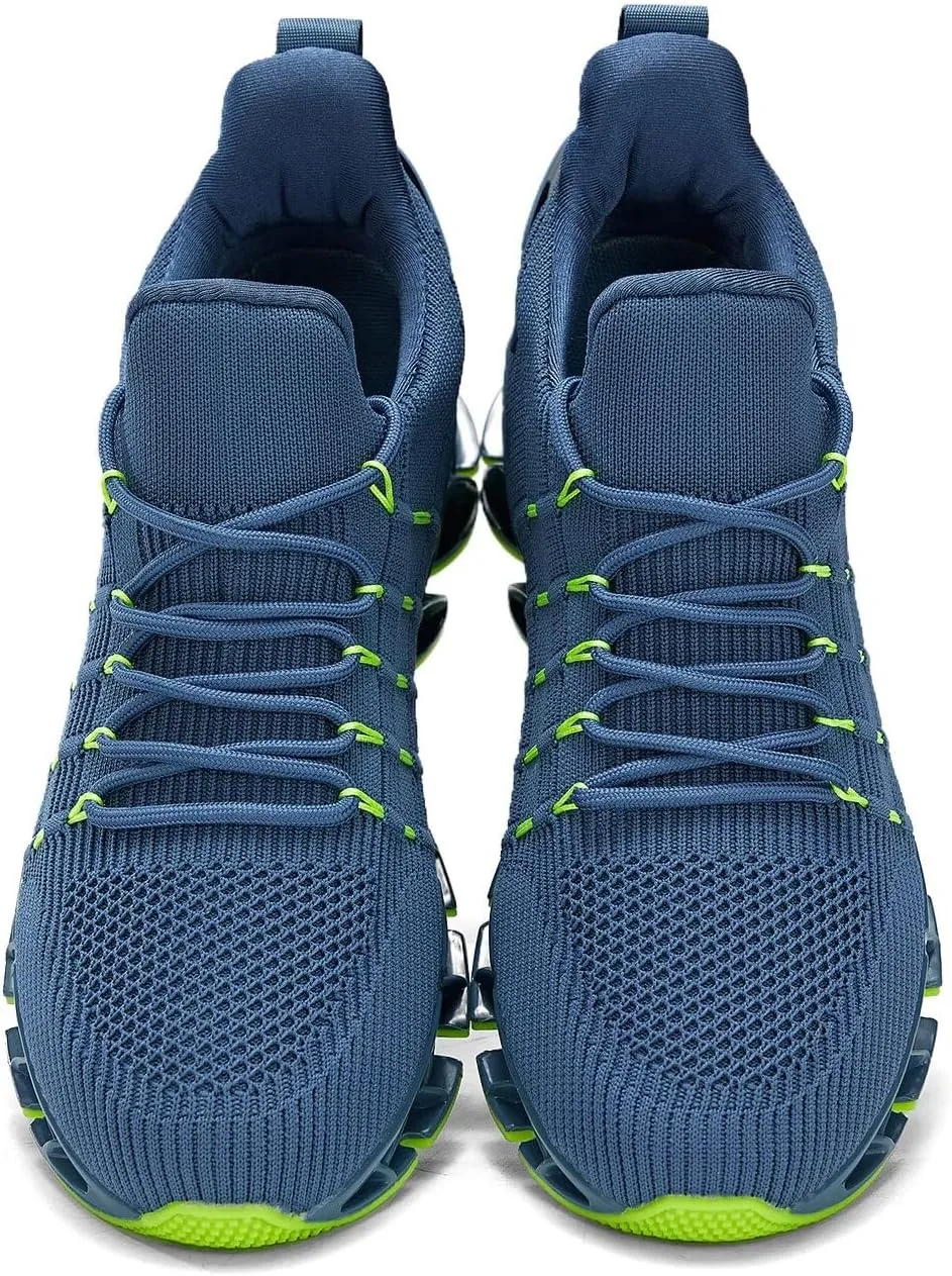Mens Running Shoes Mesh Breathable Trail Runners Fashion Sport Blade Walking Tennis Sneakers