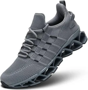 Mens Running Shoes Mesh Breathable Trail Runners Fashion Sport Blade Walking Tennis Sneakers
