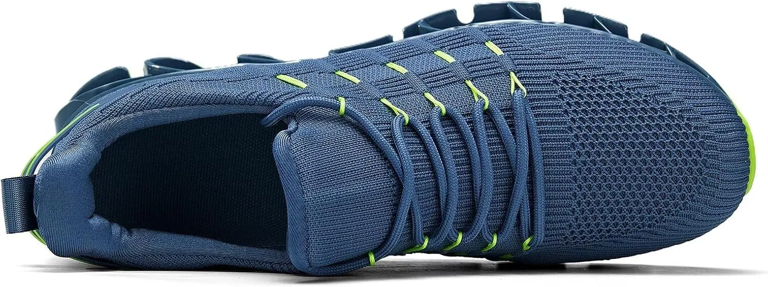 Mens Running Shoes Mesh Breathable Trail Runners Fashion Sport Blade Walking Tennis Sneakers