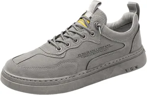 Men's Stretch Memory Foam Shoes Lace Up Lightweight Breathable Fashion Sneaker Men's Breathable Barefoot Shoes