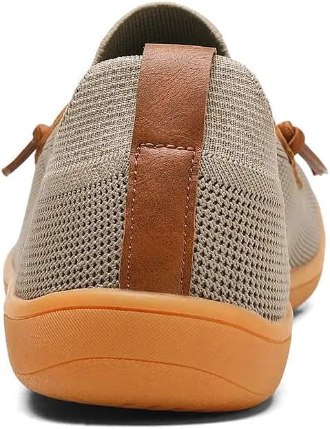 Men's Wide Toe Mesh Barefoot Shoes,Slip-ons,Minimalist, Breathable, Anti-Skid, Flat, Plus Big Sizes