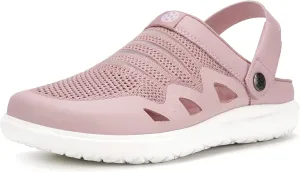 Men's Women's Clogs Garden Shoes Slip On Sandals Breathable Summer Orthotic Walking Slippers with Plantar Fasciitis Soles
