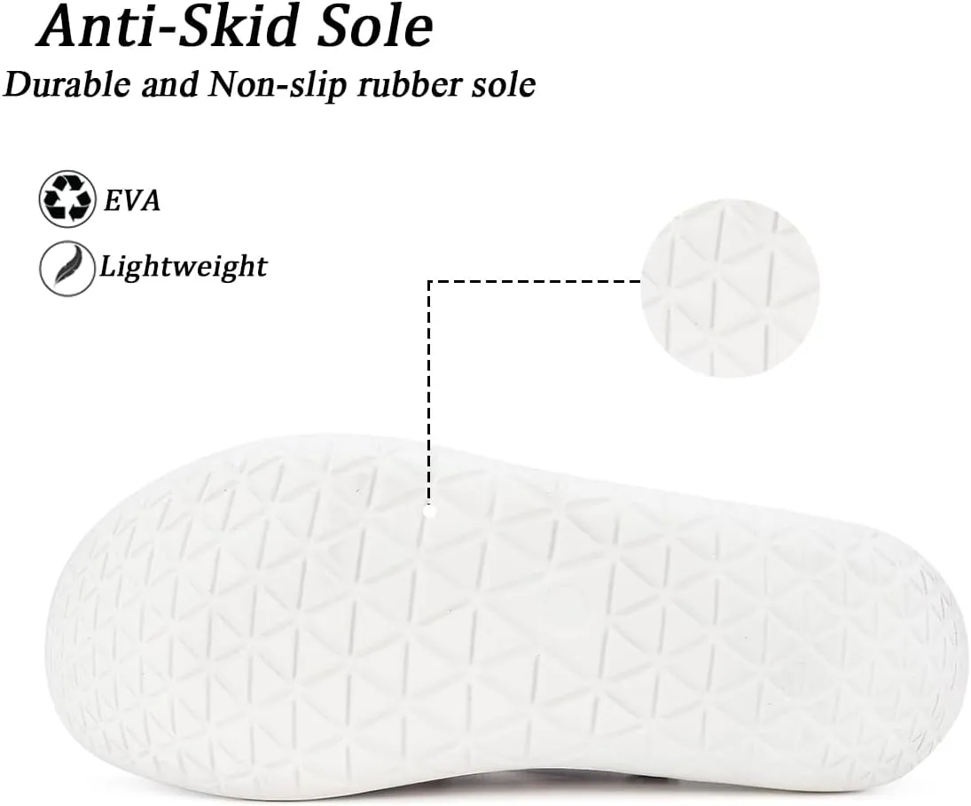 Men's Women's Clogs Garden Shoes Slip On Sandals Breathable Summer Orthotic Walking Slippers with Plantar Fasciitis Soles