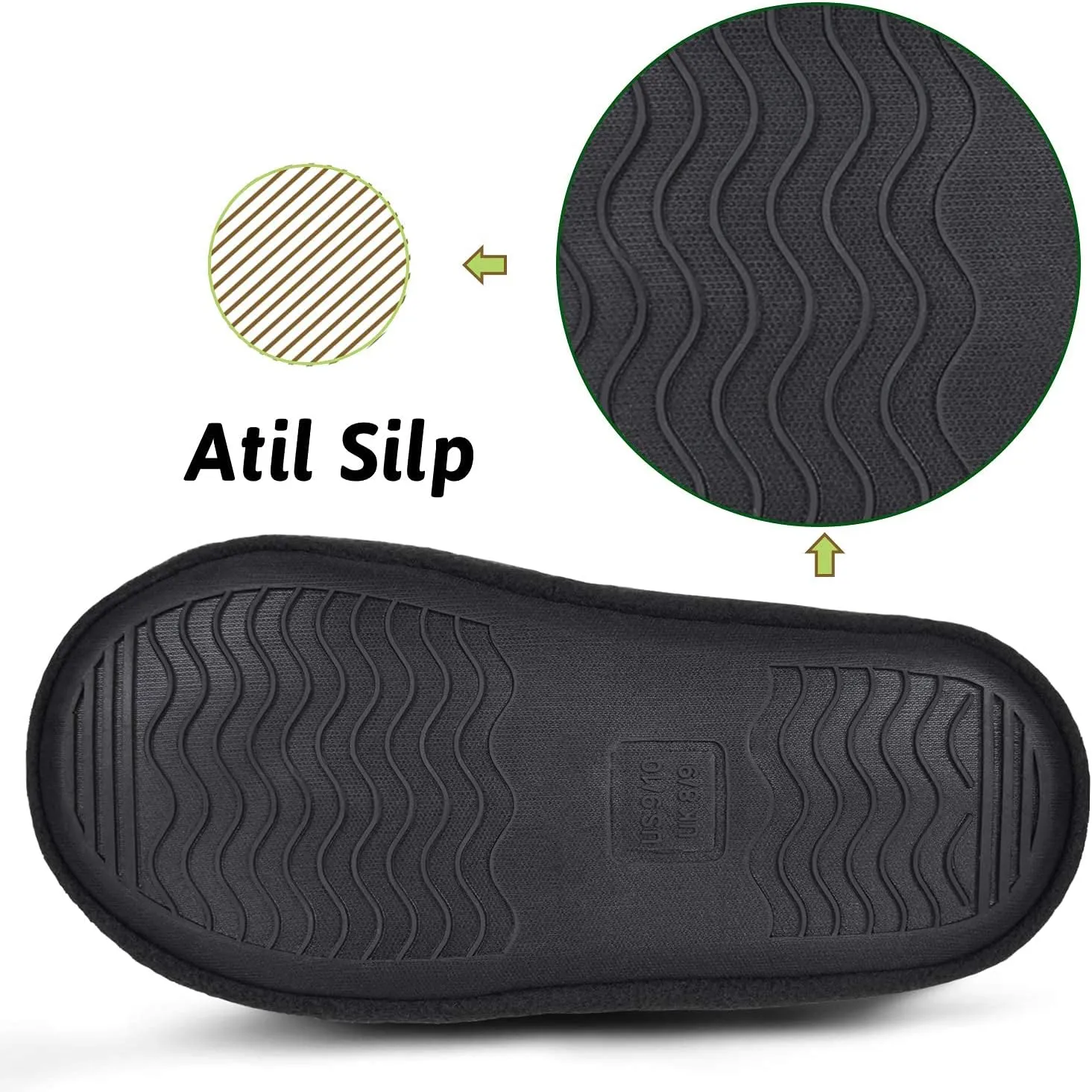 MIXIN Little/Big Kid Boy's Slippers House Shoes Indoor Outdoor with Anti Slip Sole