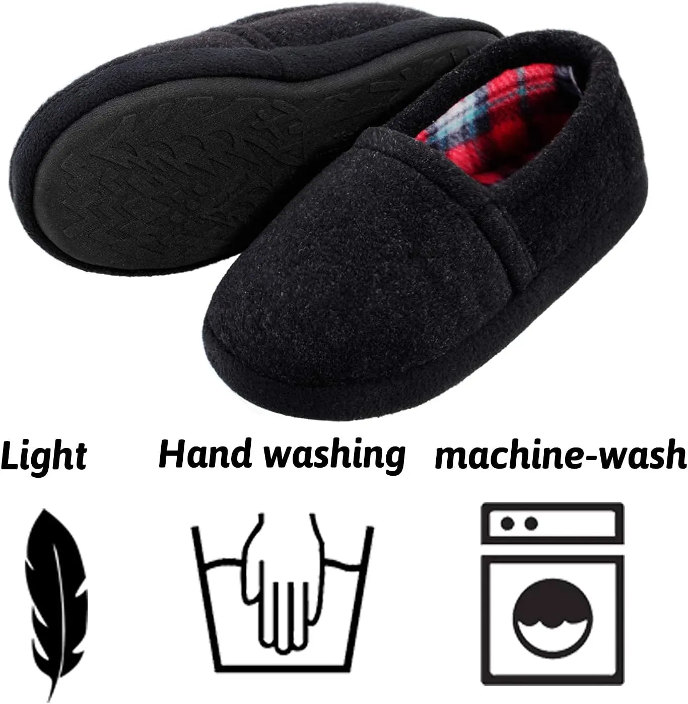 MIXIN Little/Big Kid Boy's Slippers House Shoes Indoor Outdoor with Anti Slip Sole