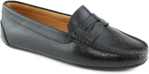 MJNY Womens Casual Comfortable Genuine Leather Lightweight Driving Moccasins Classic Fashion Penny Slip On Ladies Driving Loafer Flat Shoes