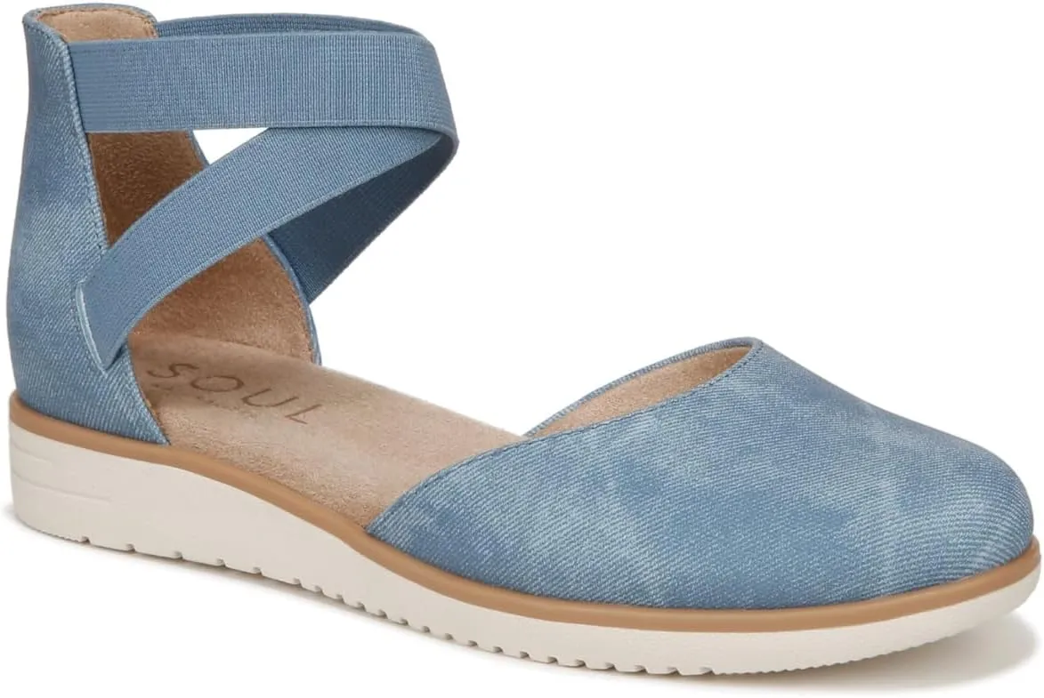 Naturalizer Soul Women's Intro Ankle Strap Flat