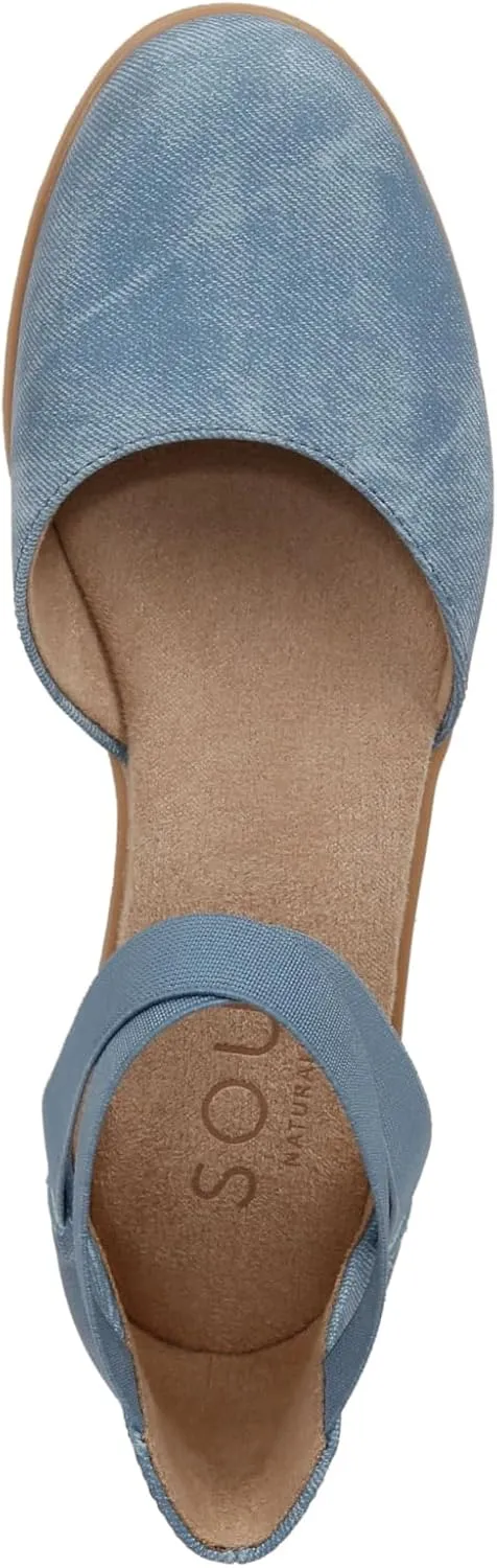 Naturalizer Soul Women's Intro Ankle Strap Flat