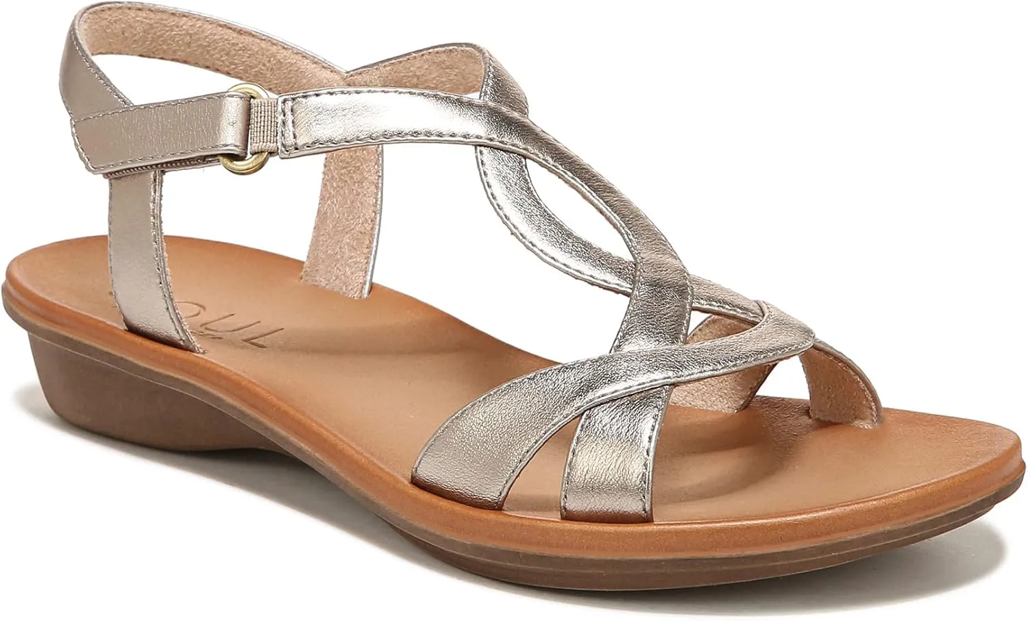 Naturalizer Soul Women's Solo Strappy Flat Sandal