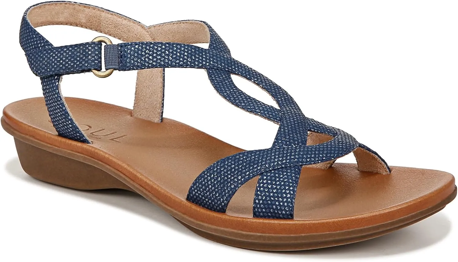 Naturalizer Soul Women's Solo Strappy Flat Sandal