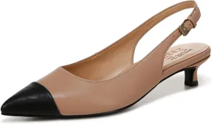 Naturalizer Womens Gazing Cap Toe Slingback Kitten Heel