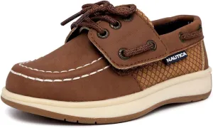 Nautica Kid's Spinnaker Youth Boat Shoe Casual Loafer 2 Eye Lace (Little Kid/Big Kid)