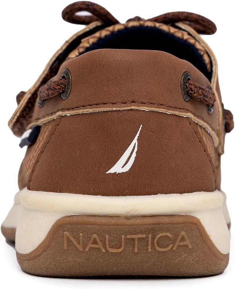 Nautica Kid's Spinnaker Youth Boat Shoe Casual Loafer 2 Eye Lace (Little Kid/Big Kid)
